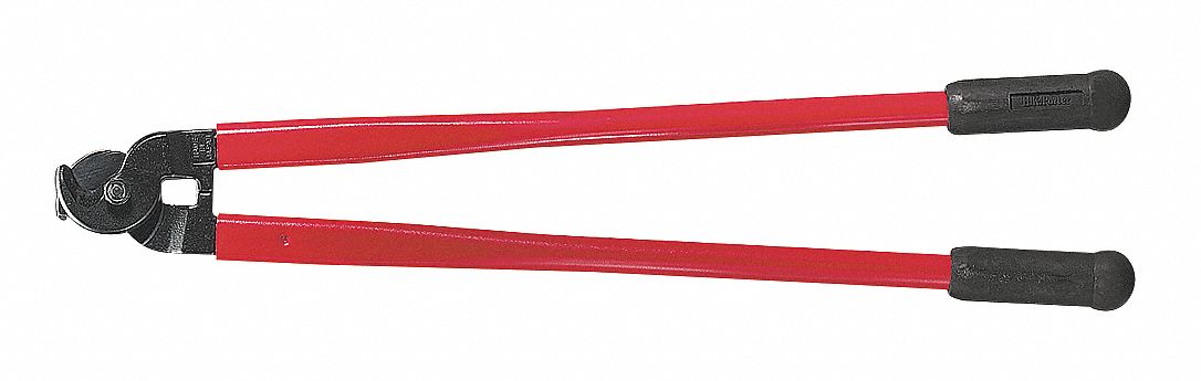 Cable Cutter: Steel Handle, Shear, For 1 in Max Dia Aluminum Electric Cable