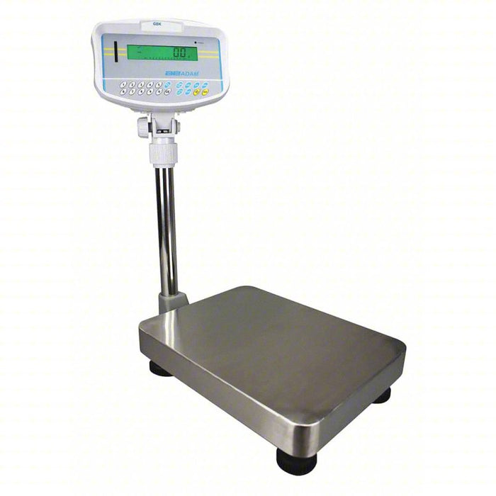 Bench Scale: 16 lb Wt Capacity, 15 3/4 in Weighing Surface Dp, g/kg/lb/oz, LCD