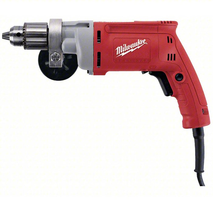 Drill: 1/2 in Chuck Size, Keyed, 850 RPM Free Speed, 8 A Current, 120V AC, 5.4 lb Tool Wt