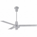 Industrial Ceiling Fan: 56 in Blade Dia, Variable Speeds, 8,959 cfm, 277 V AC, 1 Phase, White