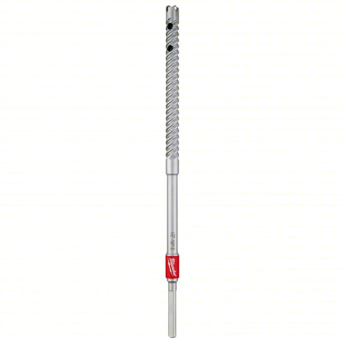 Rebar Cutter Drill Bit: 1/2 in Drill Bit Size, 10 in Max Drilling Dp, 12 in Overall Lg