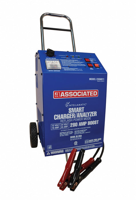 Battery Charger and Starter: Boosting/Charging/Maintaining, Auto, Smart