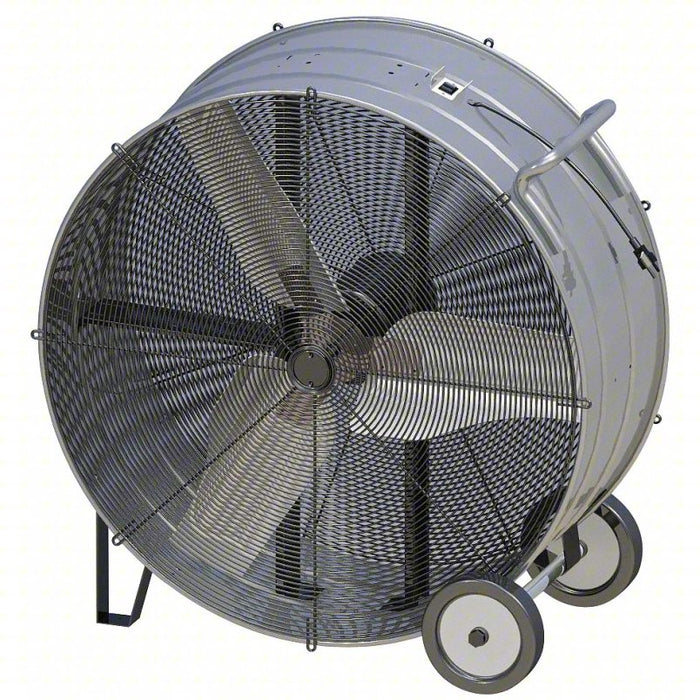 Corrosion-Resistant Industrial Fan: 36 in Blade Dia, 1 Speeds, 12,800 cfm, 120V AC