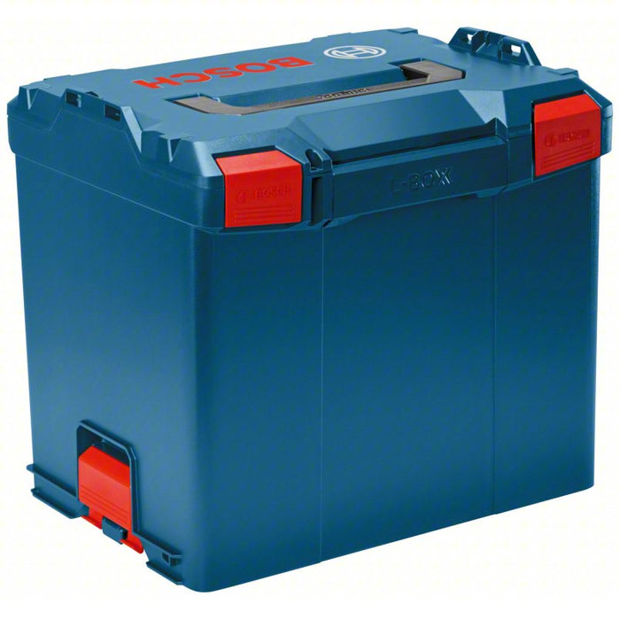 Tool Box: 14 in Overall Wd, 17 1/2 in Overall Dp, 15 in Overall Ht, Padlockable, Blue