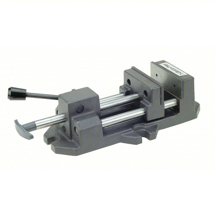 Machine Vise: Quick Release, 6 in Jaw Wd, 6 in Jaw Opening, 1 7/8 in Throat Dp