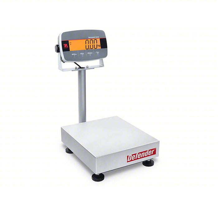 Bench Scale: 60 lb Wt Capacity, 19 1/4 in Weighing Surface Dp, 12 in Weighing Surface Wd