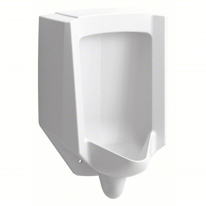 Washout Urinal, Wall Mount, Single Flush  0.1 to 0.5 Gallons per Flush, Vitreous China, ADA Compliance