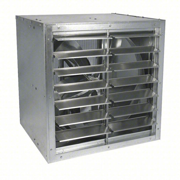 Cabinet Exhaust Fan: Belt Drive, 36 in Blade, 1 1/2 hp, Totally Enclosed Air Over, 14,148 cfm