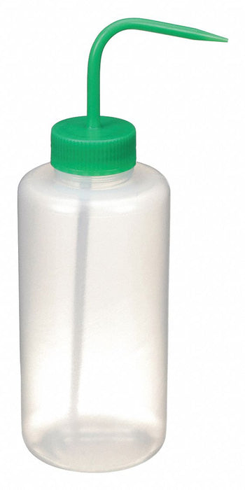 E8437 Wash Bottle 1000mL Std Spout Plastic PK5