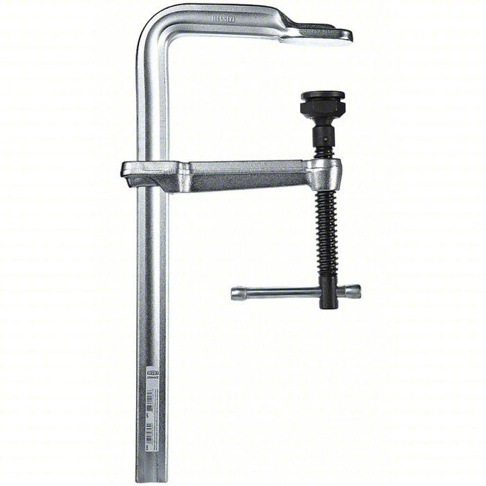Bar Clamp: Heavy Duty, Sliding T Handle, 12 in Jaw Opening - Max, 2,660 lb Clamping Force