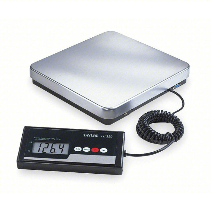 Bench Scale: 150 lb Wt Capacity, 12 1/4 in Weighing Surface Dp, 12 in Weighing Surface Wd