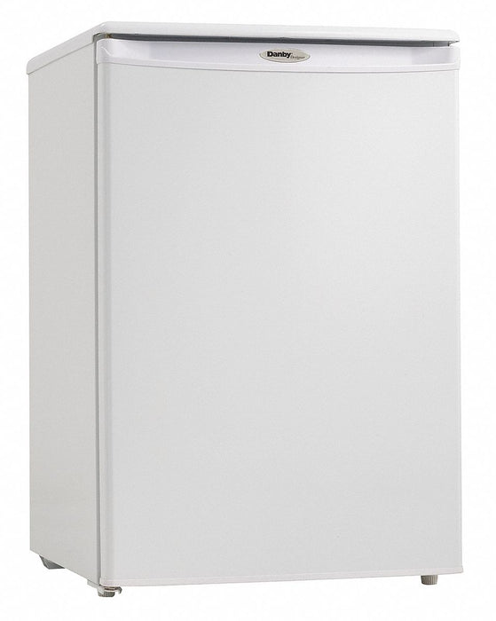 Upright Freezer: White, 4.3 cu ft Freezer Capacity, Energy Star Certified