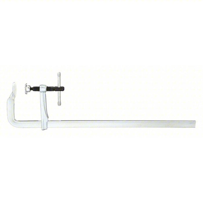 Bar Clamp: Light Duty, Sliding T Handle, 18 in Jaw Opening - Max, 726 lb Clamping Force