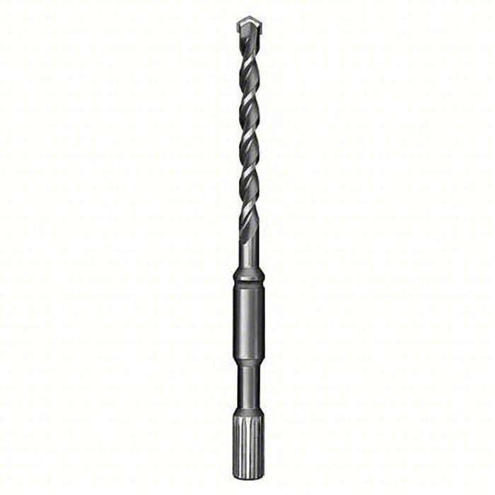 Spline Drill Bit: 13/16 in Drill Bit Size, 11 in Max Drilling Dp, 16 in Overall Lg