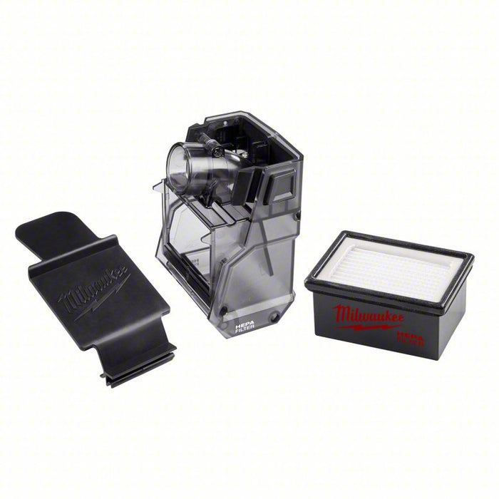 Dust Extractor Dust Box: On-Tool, Self-Contained, Universal, SDS-Plus, HEPA