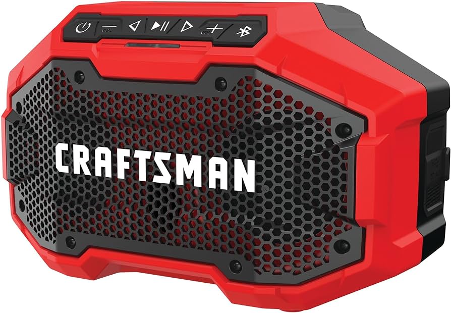 Cordless Bluetooth Speaker (Tool Only): 20V MAX, Bare Tool, Auxiliary/Bluetooth/USB
