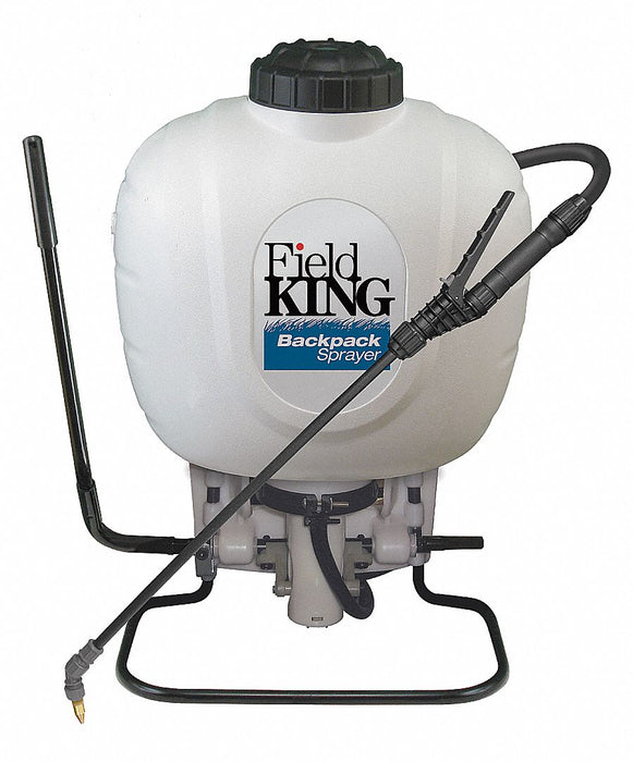 Backpack Sprayer: 4 gal Sprayer Tank Capacity, Polyethylene, 4 1/6 ft, Lawn and Garden/Pest Control