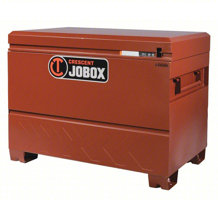 Jobsite Box: 48 in Overall Wd, 30 in Overall Dp, 36 3/4 in Overall Ht, Padlockable