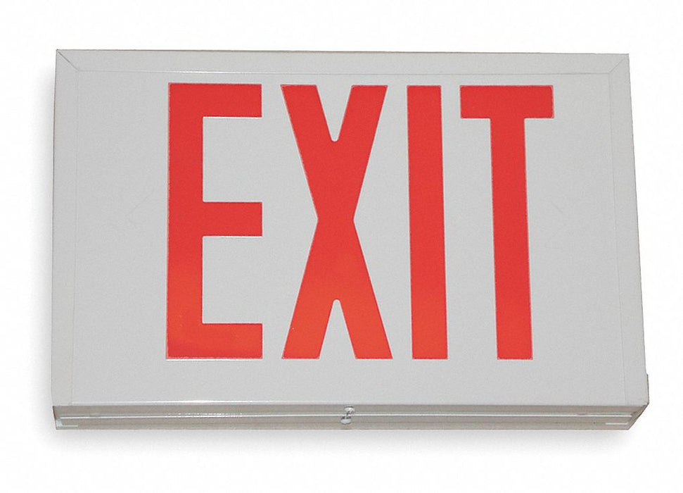 Exit Sign Red 120/270W