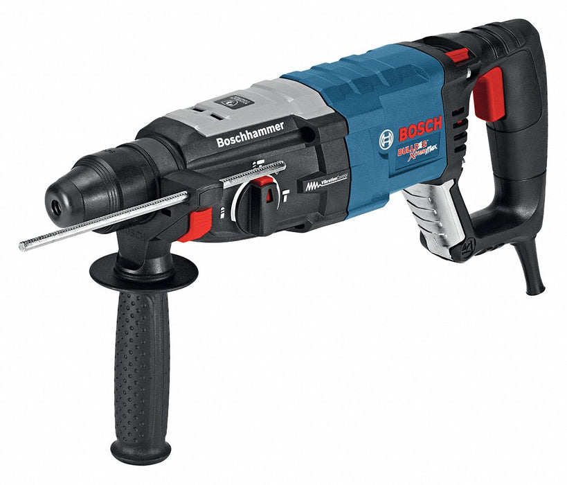Rotary Hammer Kit: SDS-Plus, D-Handle, 1 1/8 in Capacity, 2.4 ft-lb, 8.5 A, 5,100 bpm, 120V AC