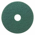 Scrubbing Pad: Green, 20 in Floor Pad Size, 175 to 600 rpm, 5 PK