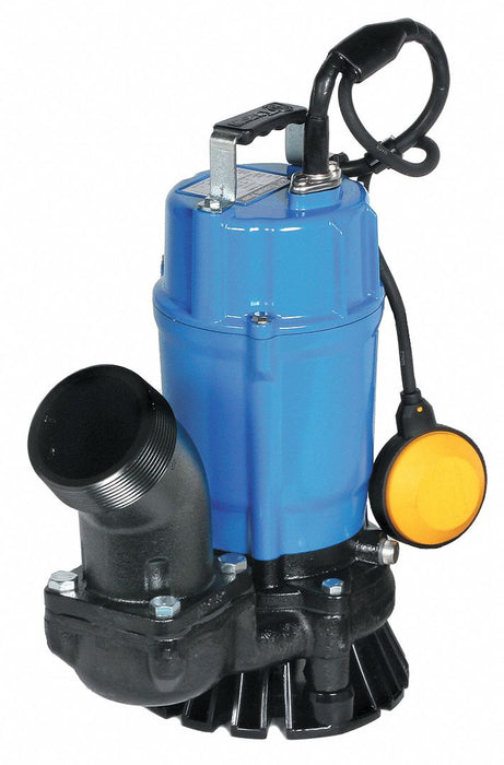 Plug-In Utility Pump: 110V AC, 1 Horsepower, 60 gpm Flow Rate @ 5 Ft. of Head, Tether Float