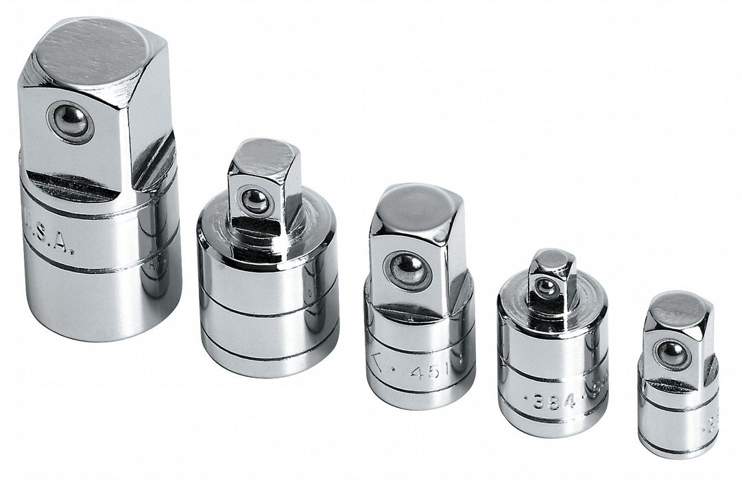 Socket Adapter Set: 1/4 in_3/8 in_1/2 in_3/4 in Output Drive Size, Square