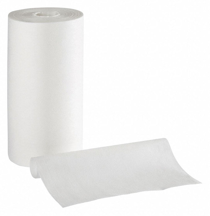 Dry Wipe Roll 10-1/2 x 14 White PK6