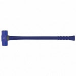 Soft-Face Sledge Hammer: Steel, Fiberglass Handle, 16 lb Head Wt, 2 1/8 in Dia, 32 in Overall Lg