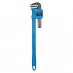 Pipe Wrench: Alloy Steel, 3 1/2 in Jaw Capacity, Serrated, 36 in Overall Lg, I-Beam