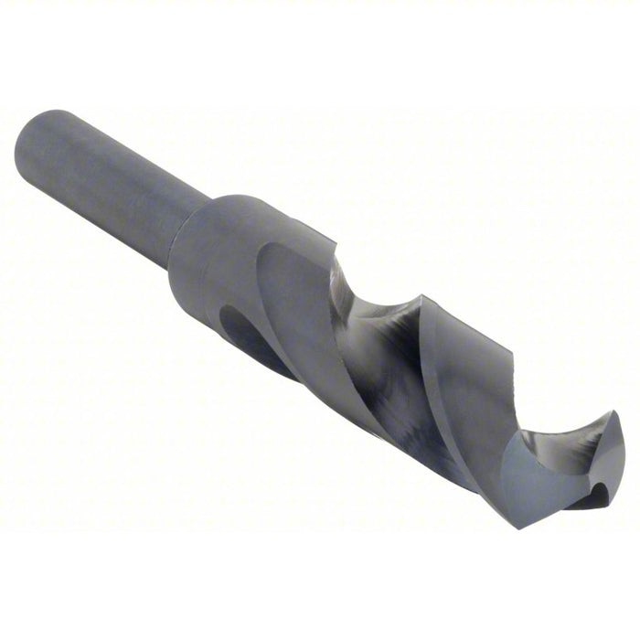 Reduced Shank Drill Bit: 15/16 in Drill Bit Size, 3 1/8 in Flute Lg, 6 in Overall Lg, 4xD