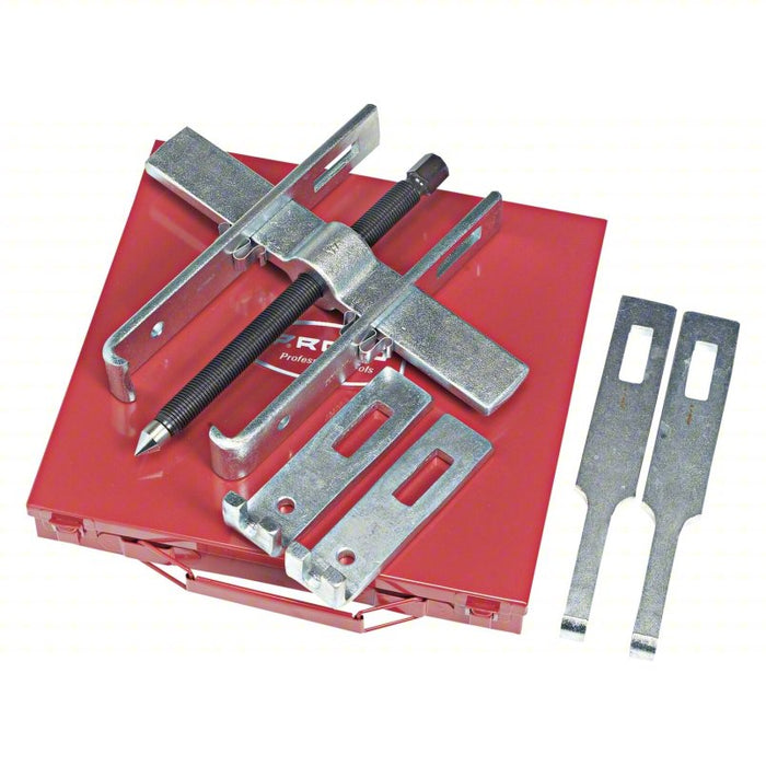 Jaw Puller Set: 10 in Jaw Spread, 3 in_4 3/4 in_7 1/8 in Jaw Reach, 0.35 Jaw Thick, 10 in