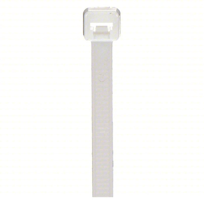 Cable Tie: 8 in Nominal Lg, 2 in Nominal Max. Bundle Dia., 0.19 in Wd, Natural, 100 PK