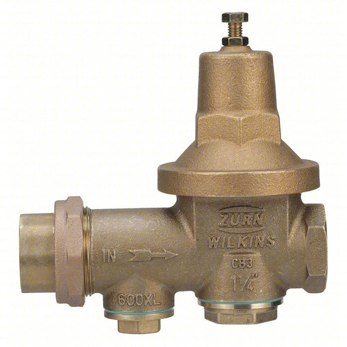 Water Pressure Reducing Valve: Std, Strainer, Bronze/Rubber/Stainless Steel