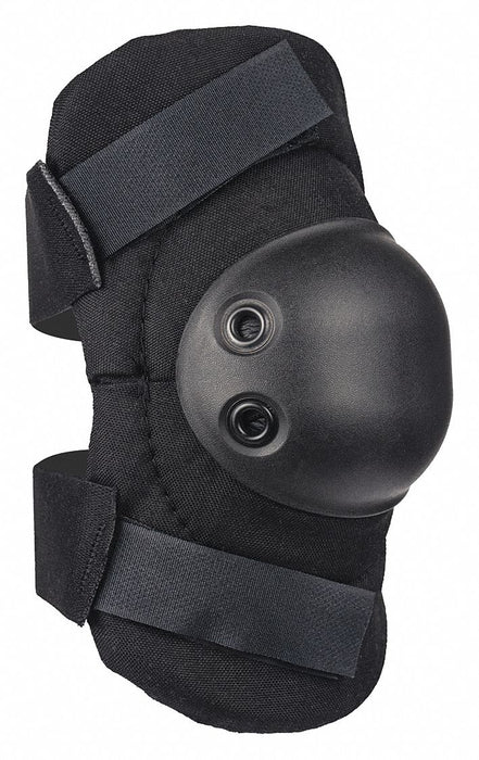 Elbow Pads: Tactical, 2 Straps, TPE, Universal Elbow and Knee Pad Size, Clip, Black, 1 PR