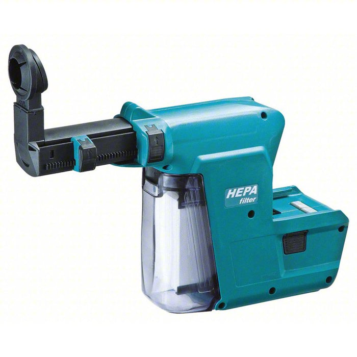On-Tool Dust Extractor: On-Tool, Self-Contained, 1 in Max. Dia, XRH01, OSHA Table 1 Compliant