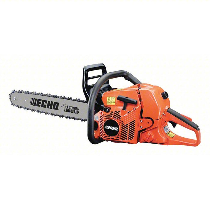 Chain Saw: Gas Powered, 20 in Bar Lg, 59.8 cc Engine Displacement, 3.9 hp HP