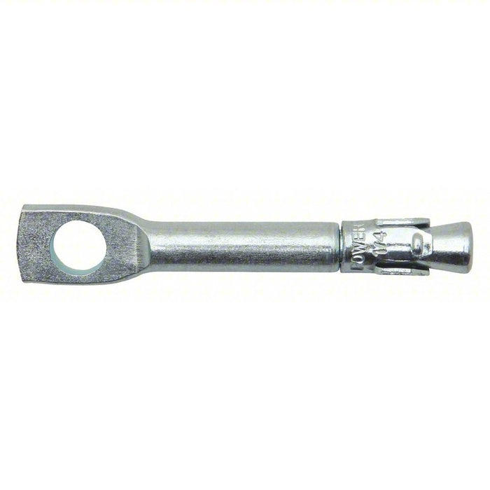 Wedge Anchor: 2 in Overall Lg, 1/4 in Dia, 1/4"-20 Thread Size, Steel, Zinc Plated, 100 PK