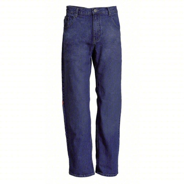 Pants: 19.5 cal/sq cm ATPV, 30 in Waist, 34 in Inseam, Cotton/Nylon ( 12 oz ), Blue
