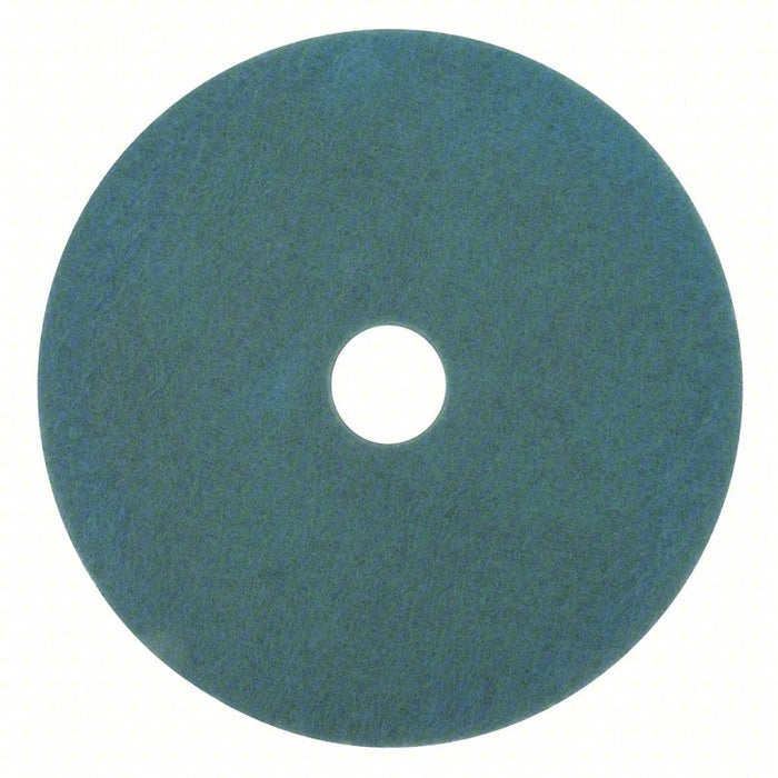 Burnishing Pad: Blue, 20 in Floor Pad Size, 1500 to 3000 rpm, 5 PK