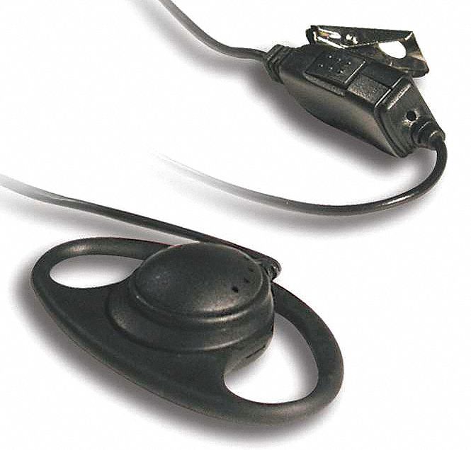 Headset Earbud with In-Line PTT Mic
