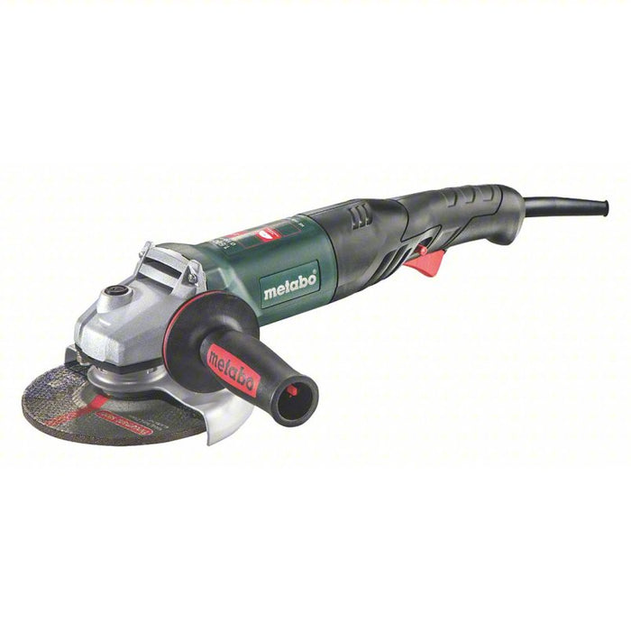 Angle Grinder: 13.2 A, 9,600 RPM Max. Speed, Paddle, 6 in Wheel Dia