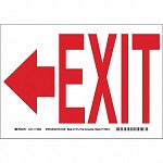 BRADY Exit Sign, Exit, 10in x 14in