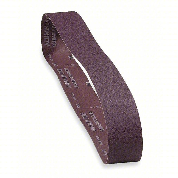 Sanding Belt: 2 in Wd, 42 in Lg, Coated, Aluminum Oxide, 36 Grit, Extra Coarse
