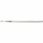 Coaxial Cable: 18 AWG Conductor Size, White, PVC, RG-6/U, 75 Ohms