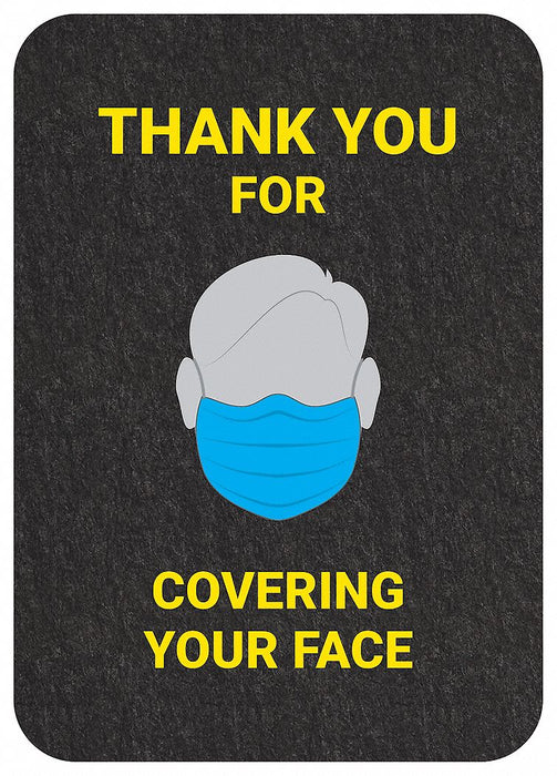 Cover Your Face Floor Sign PK4