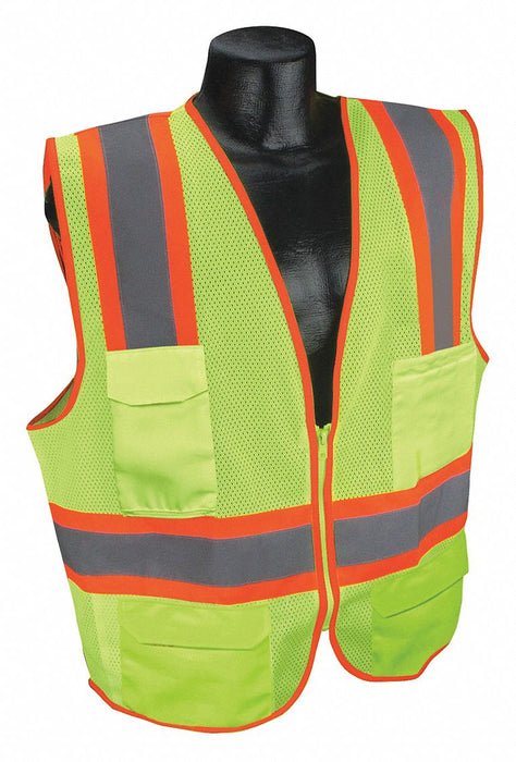 J6027 High Visibility Vest Yellow/Green M