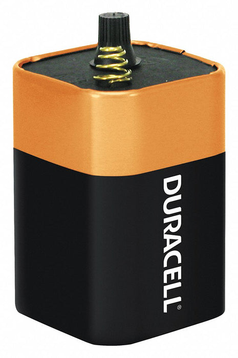 Lantern Battery: Spring, 13 Ah Capacity, 3.9 in Ht, 2.68 in Wd, 2.68 in Dp, Alkaline