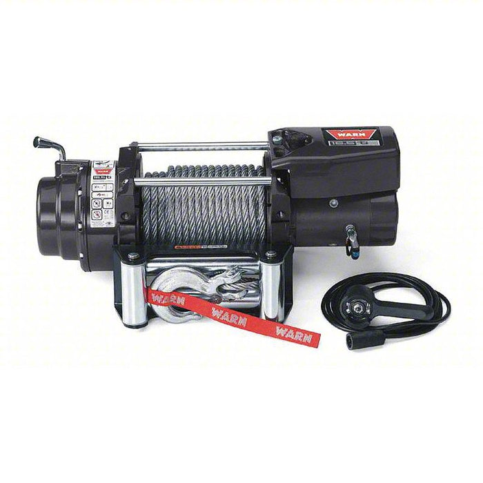 Electric Winch: 16,500 lb 1st Layer Load Capacity, 4.6 hp Motor, 3.2 fpm 1st Layer Line Speed