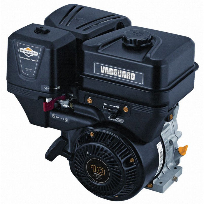 Gasoline Engine: 10 hp HP, Horizontal, 1, 2 49/64 in Shaft Lg (In.)